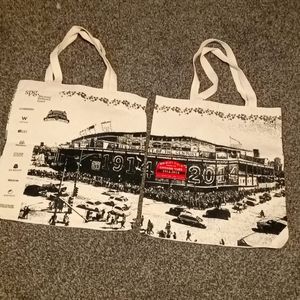 Pair of 💯 Year Wrigley Field Commemorative Totes